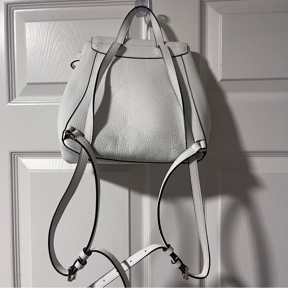 Kate Spade White and Multicolor Striped Backpack - Picture 5 of 7